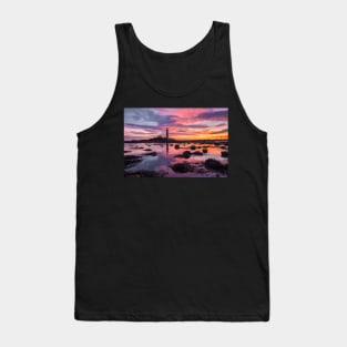 St marys lighthouse sunrise Tank Top